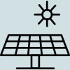 Use to <b>~30% of the energy consumed</b> produced<br> by our <b>photovoltaic panels</b>