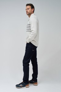 KNITTED SWEATER WITH STRIPES