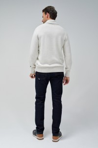 KNITTED SWEATER WITH STRIPES