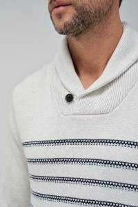 KNITTED SWEATER WITH STRIPES