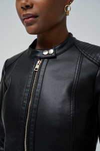 VESTE EFFET CUIR