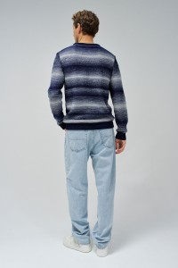 STRIPED KNIT SWEATER