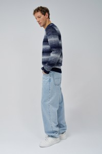 STRIPED KNIT SWEATER