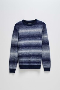 STRIPED KNIT SWEATER