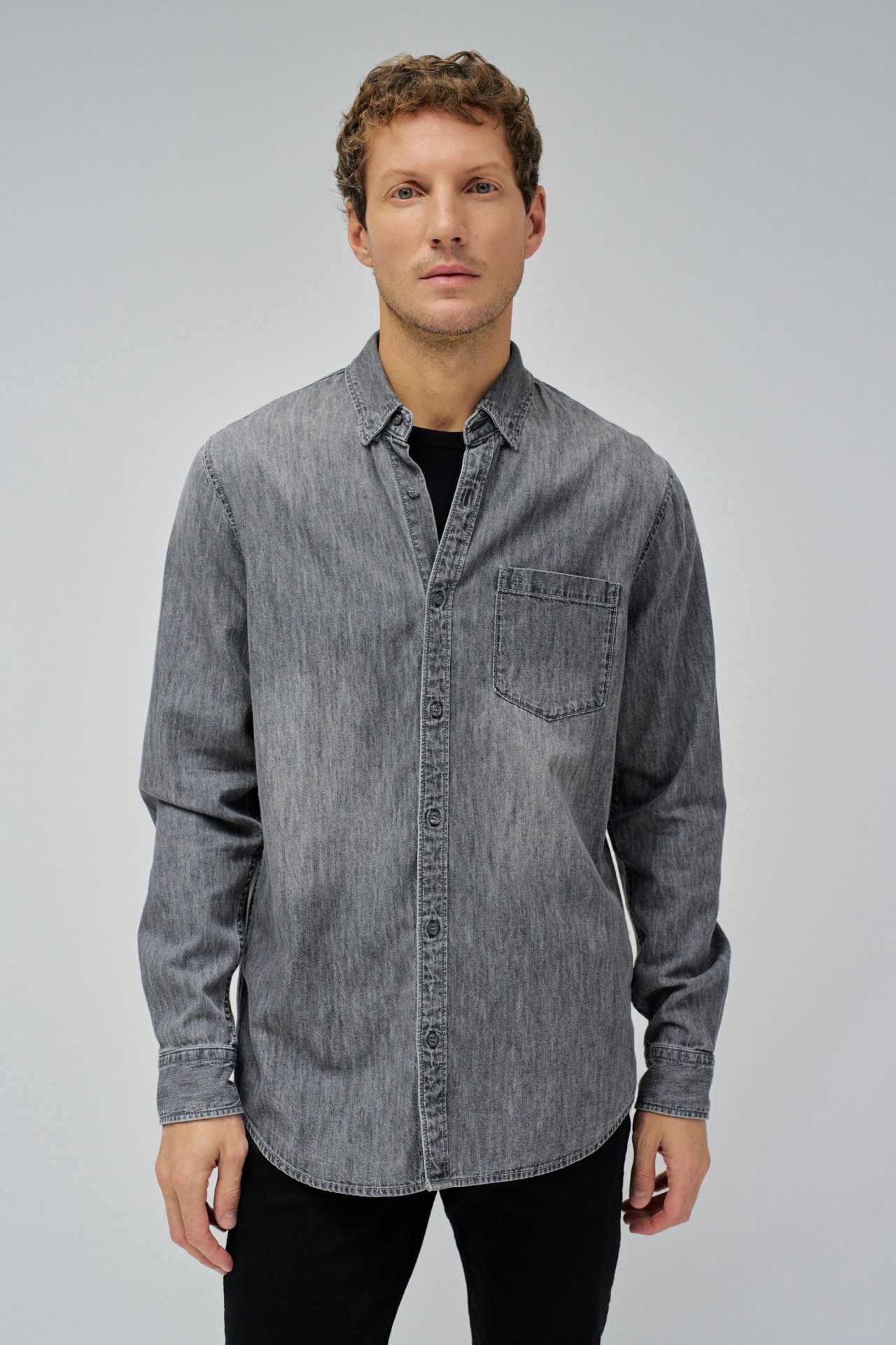 REGULAR FIT DENIM SHIRT