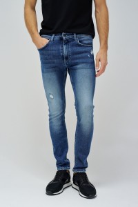 SKINNY FIT JEANS WITH RIPS