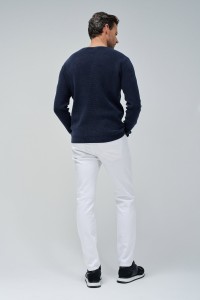 TEXTURED KNIT SWEATER