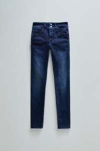 SECRET PUSH IN SKINNY IN DARK DENIM JEANS