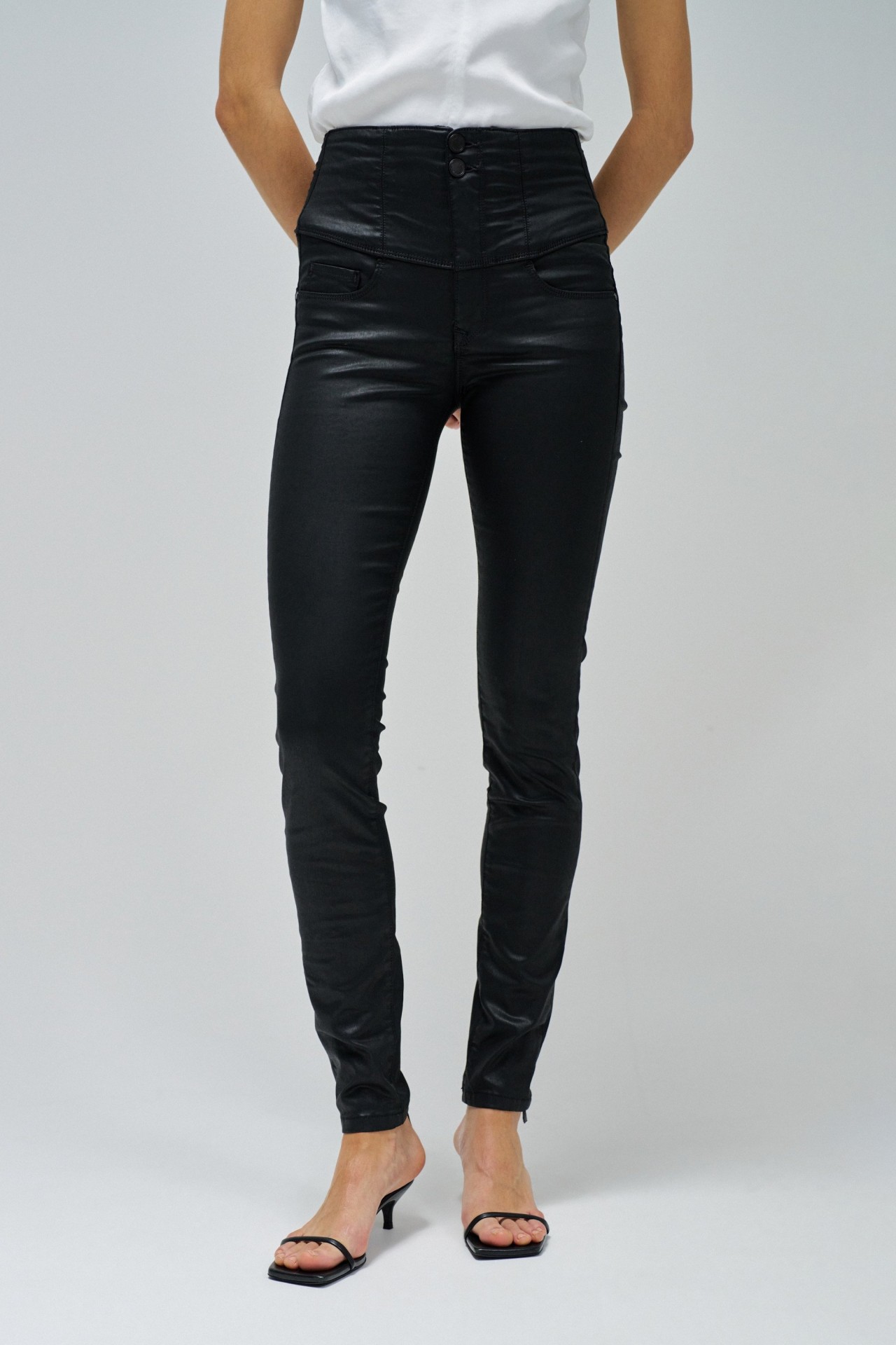 JEANS DIVA PUSH IN EM COATING