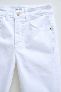 FAITH PUSH IN CROPPED IN COLOURED FABRIC JEANS