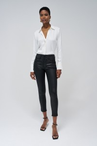SECRET PUSH IN IN COATING JEANS