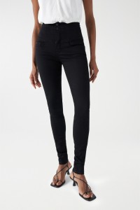 DIVA PUSH IN TRUE BLACK JEANS