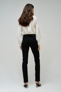 SECRET PUSH IN SLIM TRUE BLACK JEANS