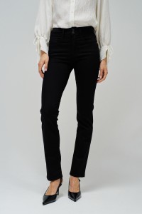 SECRET PUSH IN SLIM TRUE BLACK JEANS