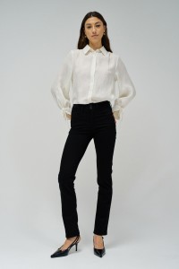 SECRET PUSH IN SLIM TRUE BLACK JEANS