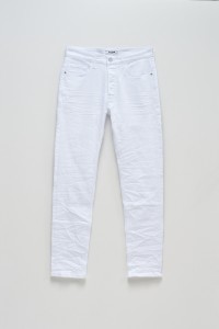 PANTALN DE SARGA SLIM BLANCO