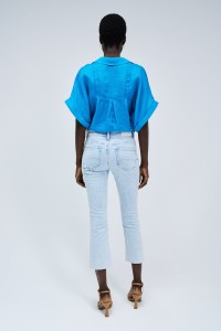 FAITH PUSH IN CROPPED FLARE JEANS