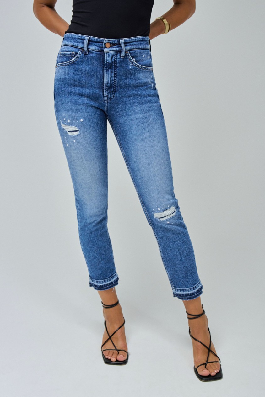 FAITH PUSH IN WITH TEARS JEANS