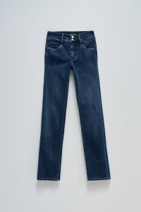 SECRET PUSH IN STRAIGHT JEANS