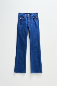 SECRET PUSH IN BOOTCUT WITH GOLDEN DETAILS JEANS