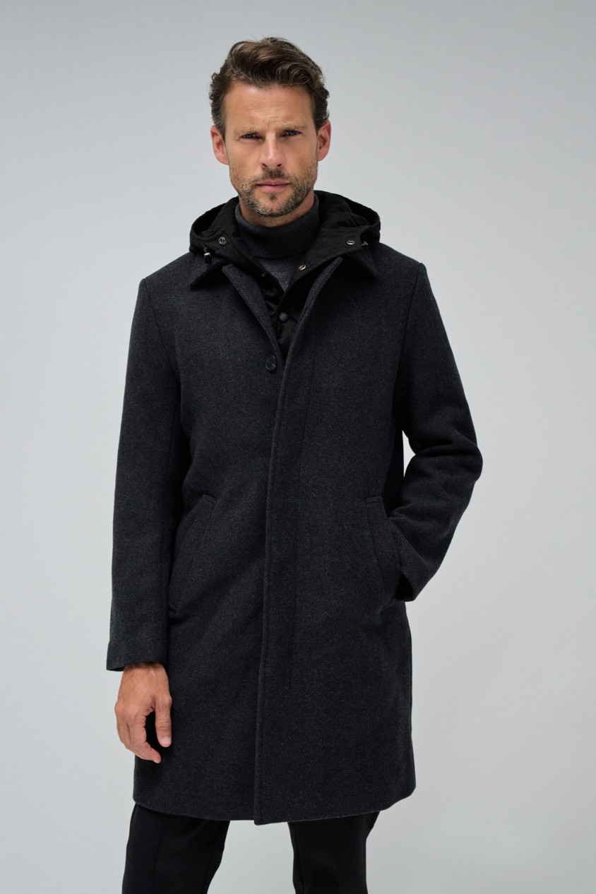 TRENCH COAT WITH HOOD