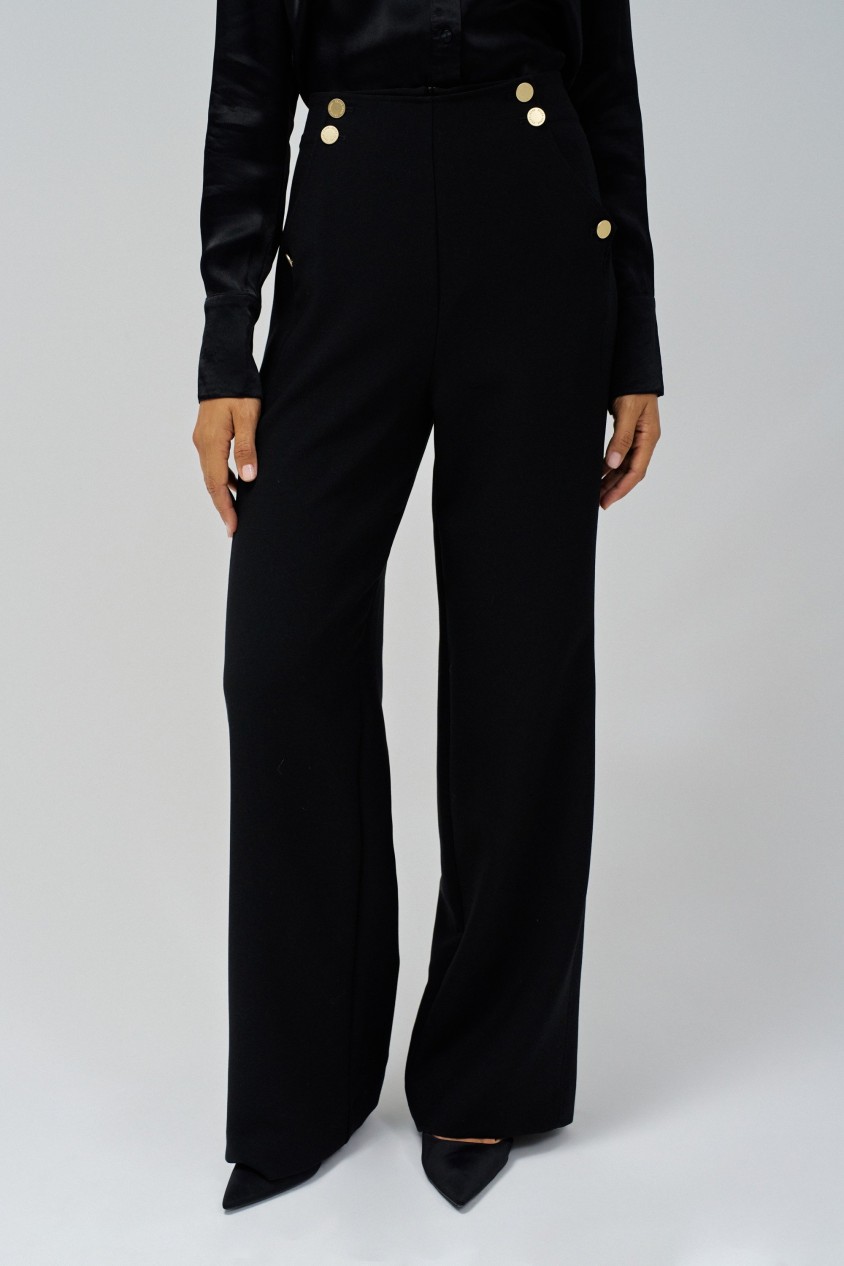 STRAIGHT TROUSERS IN FABRIC