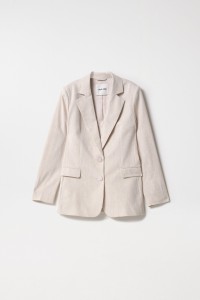 BLAZER DE LINHO COM BRILHO