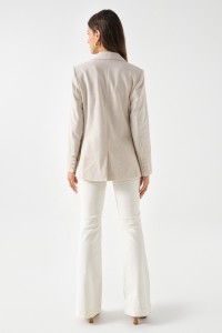 BLAZER DE LINHO COM BRILHO