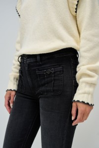 DESTINY PUSH UP FLARE WITH POCKETS JEANS