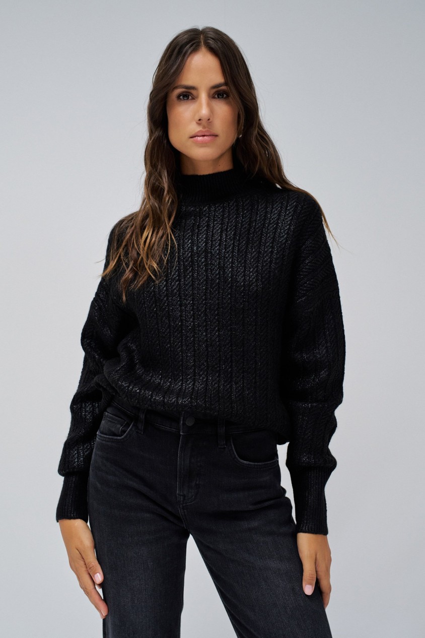 HALF TURTLENECK SWEATER