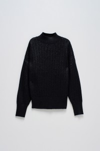 JERSEY DE PUNTO CON CUELLO ALTO