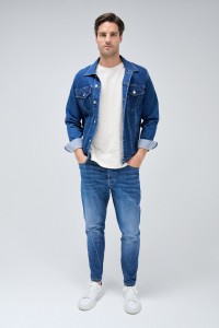 TAPERED CROPPED SLIM JEANS