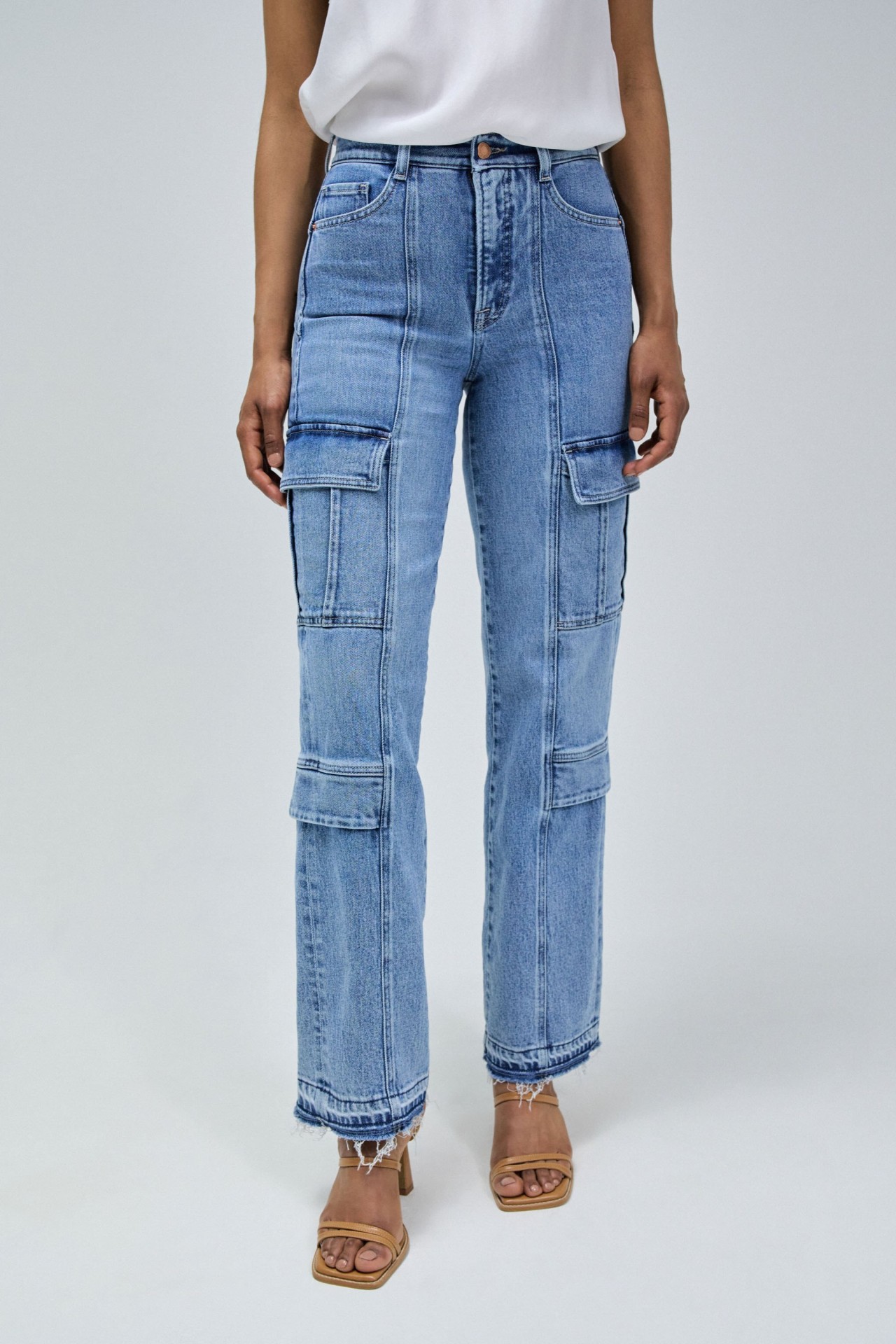 CARGO FAITH PUSH IN STRAIGHT JEANS