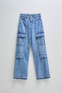 CARGO FAITH PUSH IN STRAIGHT JEANS