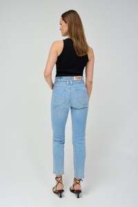 FAITH PUSH IN DOUBLE WAIST JEANS