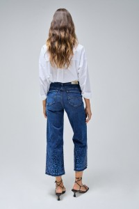 FAITH PUSH IN CROPPED STRAIGHT JEANS