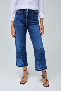 FAITH PUSH IN CROPPED STRAIGHT JEANS