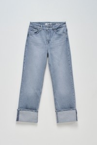 TRUE STRAIGHT WITH CUFF JEANS