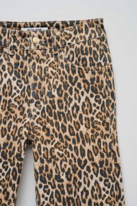 FAITH PUSH IN ANIMAL PRINT JEANS