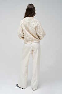LONG SLEEVE SWEATER WITH DETAILS