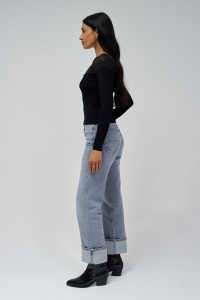 TULLE SWEATER WITH TOP