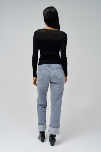 TULLE SWEATER WITH TOP