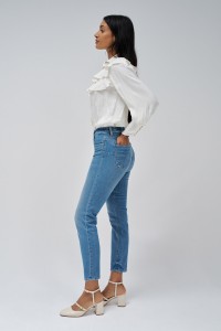 DESTINY PUSH UP CROPPED SKINNY JEANS