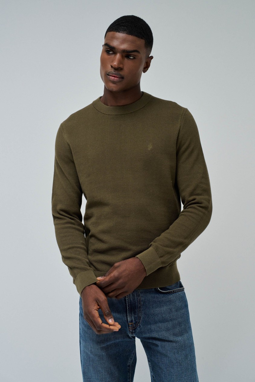 CAMISOLA DE MALHA TEXTURADA