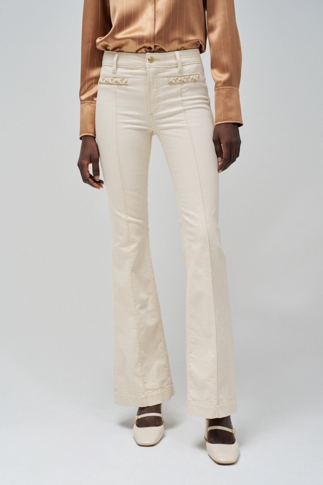 DESTINY PUSH UP FLARE JEANS