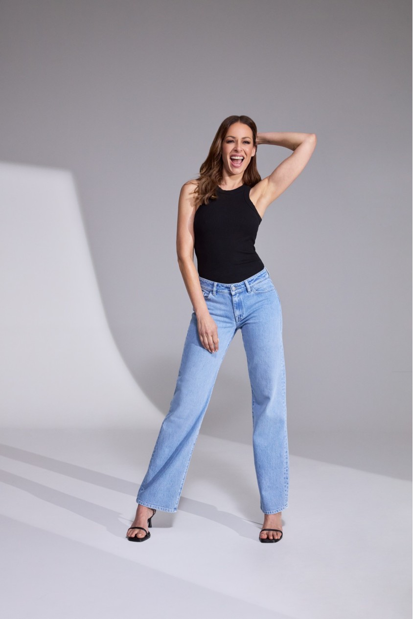 JEAN LOW RISE DROIT