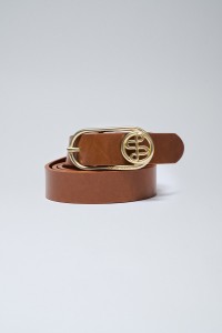 CINTURN DE CUERO CON LOGO