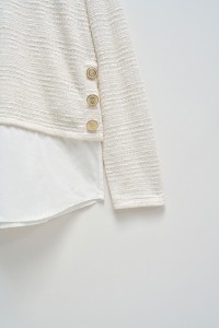 SWEATER COMBINED WITH SHIRT