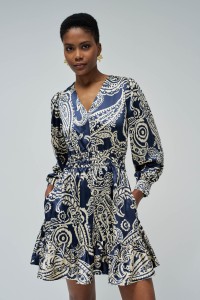 DRESS WITH PRINT