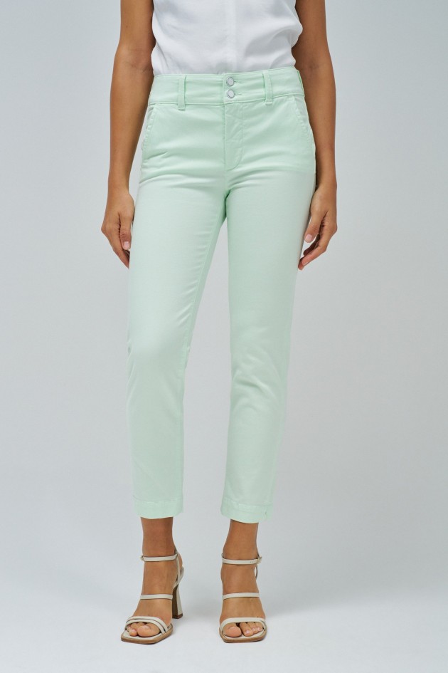 SECRET CHINO PUSH IN CROPPED SLIM